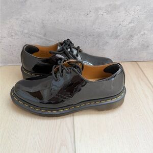 Doc Martens Black Patent Leather Oxford